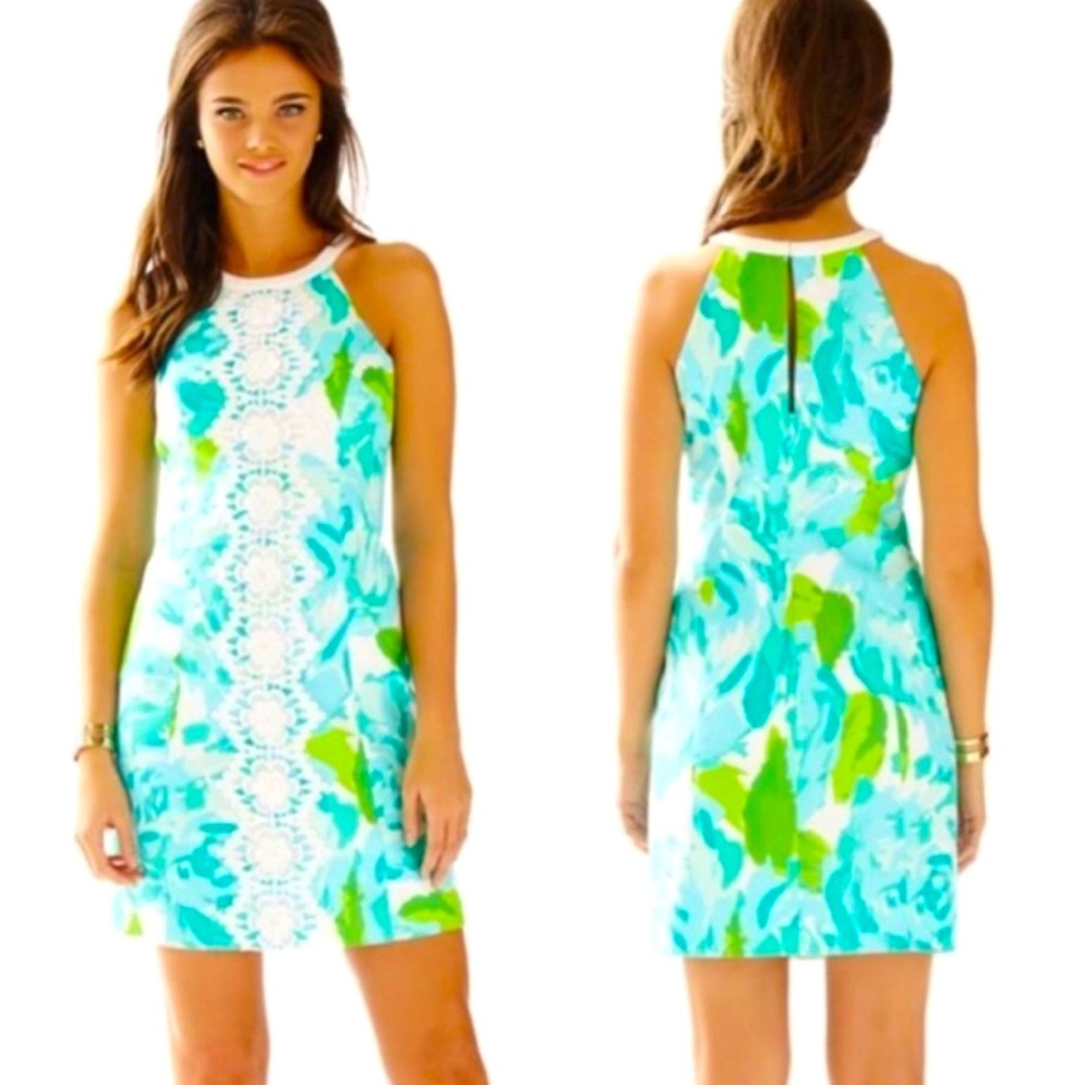 Lilly Pulitzer First Impression Pearl Shift Dress Size 4